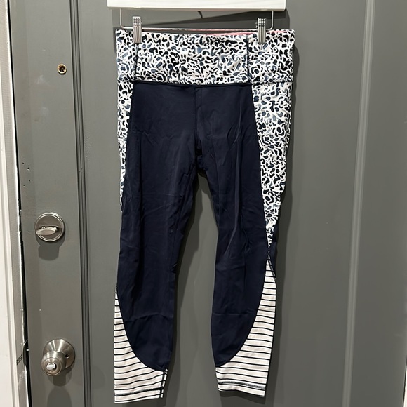 Navy blue Athleta leggings - Picture 1 of 7